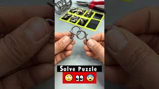 Mini Metal Rings #puzzles #solved #unlock #hanayama #toys #trending #short #shorts #viral #ytshorts