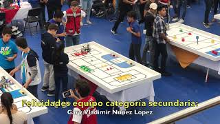 Desempeño sobresaliente en WRO 2018 (World Robot Olympiad). Nacional México