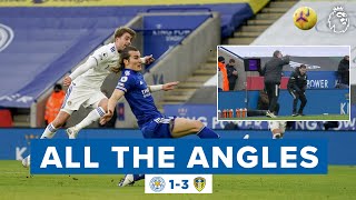 Patrick Bamford stunning goal delights Marcelo Bielsa! All The Angles | Leicester 1-3 Leeds United