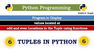Python Data Structures : Tuples Part 6