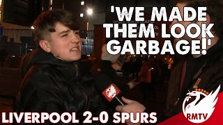 Liverpool v Spurs 2-0 | ‘We Made Them Look Garbage!’ | #LFC Fan Cam