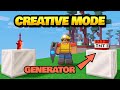 Creative Mode in BedWars! Custom Generators, Spawnpoints + More