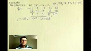 3.3 The Factor Theorem (Pre-Calculus 30)