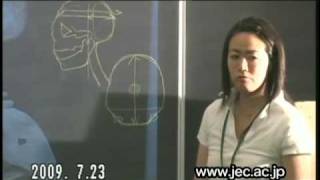 アニメ系学科美術解剖学(クロッキー)授業2009.07①