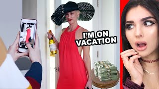 Influencer Fakes Having A Perfect Life
