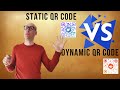 What is the Difference between a Static QR Code and a Dynamic QR Code?