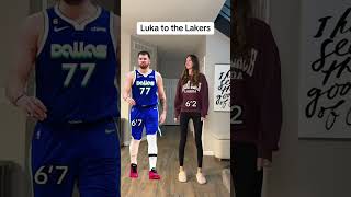 Luka to the Lakers #nba #luka #tall