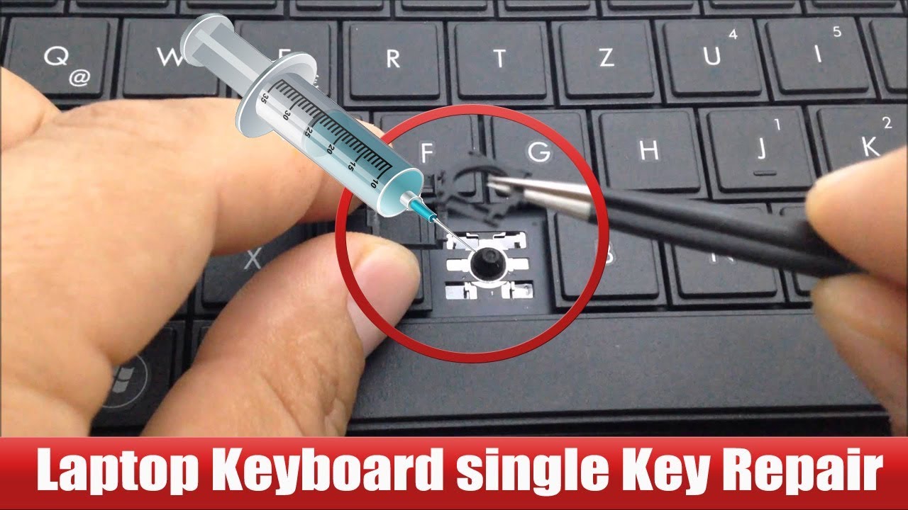 Laptop Keyboard Key Repair Very Easy Way. - YouTube