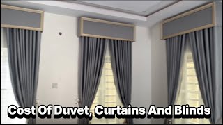 Cost And Installations Of Curtains, Blinds, Duvets And Bedsheets In Benin City, Nigeria.