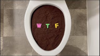 will it flush? coffee and candy and coca cola