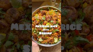 Mexican rice with shrimp 🦐 |رز مكسيكي بالجمبري #nouran_sakr #recipe #food