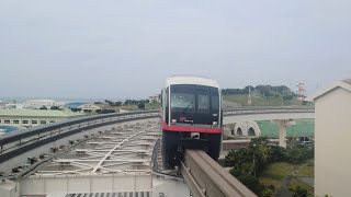 ゆいレール1000形てだこ浦西行き赤嶺駅到着  Okinawa Urban Monorail Class 1000 for Tedako-Uranishi arr at Akamine Sta