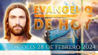 Evangelio de HOY. Miércoles 28 de febrero 2024 Mt 20,17-28. El hijo del hombre vino a servir.