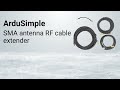 SMA antenna RF cable extender from ArduSimple. Increase distance between GNSS receiver and antenna!