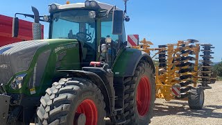 Essai d'un Agrisem Disc O Mulch Gold 4,5m avec fendt 828 (début aout)