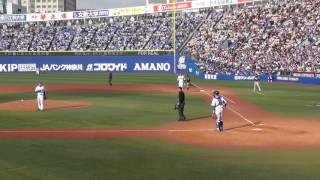 2017年3月11日 オープン戦 横浜DeNA－ 千葉ロッテ 須田投手 7回表の投球 定点動画 【Yokohama db専用動画複製・転用禁止】