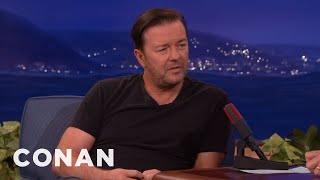 Ricky Gervais Wants To Play A Supervillain | CONAN on TBS