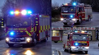 [BULLHORN] Hampshire Fire Engines and Rescue Support Unit Responding to Motorway Car Crash!