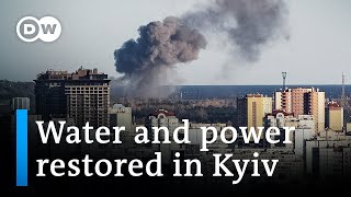 War in Ukraine: Water and electricity supplies restored in Kyiv | DW News