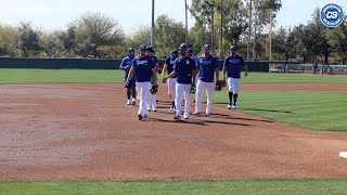 2025 Dodgers Spring Training workout: Mookie Betts, Kiké Hernández \u0026 more in fielding drills