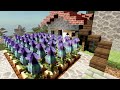 『minecraft』レンガ屋根の街並み　散歩動画