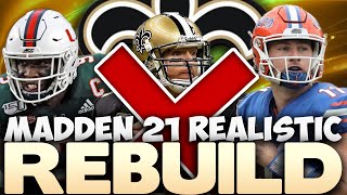 The Saints Draft Kyle Trask To Replace Brees! Rebuilding The New Orleans Saints Madden 21 Franchise
