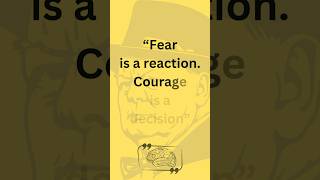 Quote by Churchill: Fear vs Courage #quotes #lifelessons #wisdoms #fear #courage