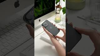iPhone 15 Pro  (Black Titanium) Unboxing  | ORNARTO  Silicone Case for iPhone 15 Pro