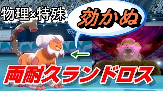 物理×特殊両耐久の要塞ランドロスが強い【ポケモン剣盾ランクバトル】