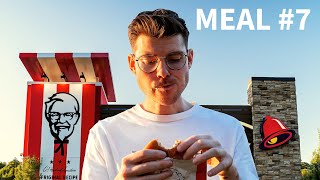 I Tried Eating Every Kind of American Fast Food in 24hrs