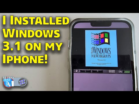 I Installed Windows 3.1 on my iPhone!!