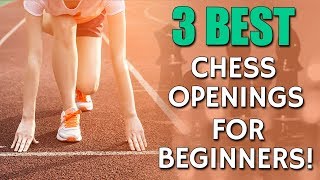 3 Best Chess Openings  👍 for Beginners with FM Sebastian Fell
