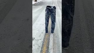 Joy in winter #satisfyingvideo #satisfying #asmr #frozen #snow #fypシ゚