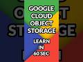 Google Cloud Object Storage Tutorial #googlecloud #shorts