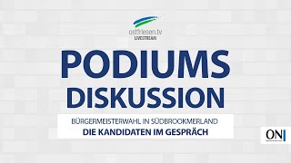 Südbrookmerland: Podiumsdiskussion zur Bürgermeisterwahl