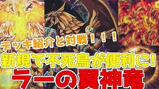 【遊戯王ADS＆ゆっくり実況】ラーデッキ「新規で不死鳥が簡単に！ラヴァゴも採用！」The Winged Dragon of Ra deck