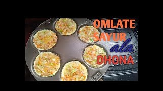 Omelet sayur ala Dhona