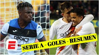 Lecce 2-7 Atalanta. Cagliari 3-4 Roma. Triplete de Duván Zapata en goleada HISTÓRICA | Goles Serie A