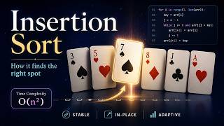 Insertion Sort Explained Intuitively
