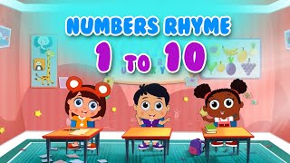 Number Rhymes For Children | Number and Counting Song | Learning Numbers For Kids | Bumcheek TV