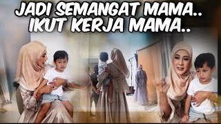 MASYAALLAH ‼️TEMANI MAMA KERJA, DI TEMANI 2 JAGOAN JADI SEMANGAT MAMA @galerikiano