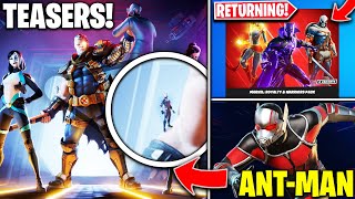 *NEW* Fortnite Update | Ant-Man Teasers & Skin FIRST Look, Last Hunter + Devourer Returning!!