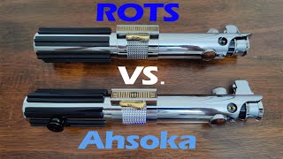 Anakin's Lightsaber Comparison - Part 2 - Aniflex (ROTS) vs. TXQ (Ahsoka Show)