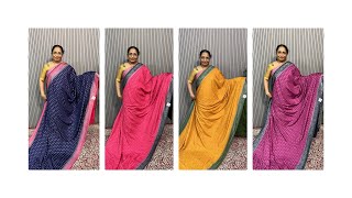 Semi Banarasi sarees- WhatsApp to order 9074244276