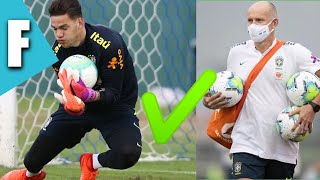 ✅Taffarel TRAINING THE GOALKEEPERS OF THE BRAZILIAN SELECTION ► ederson, alisson and weverton 2022