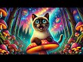 Nexxus 604 - Cats and Mushrooms - Psychedelic trance mix • (4K AI animated music video)