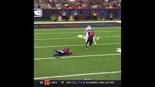 Dalton Kincaid catches for a 26-yard Gain vs. Houston Texans