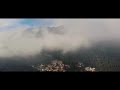 nainital in mist drone shot