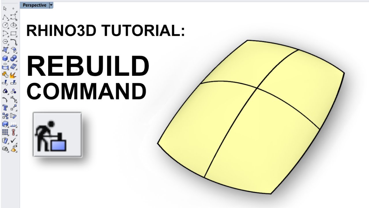 Rhino 3d Tutorial Rebuild Command Youtube