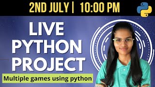 Live Python coding project | Python live project for practice | Live coding data science | python